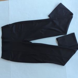 Zac & Rachel Front Seam Tummy Control Pants MEDIUM Black